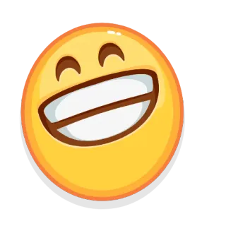 😁 Emoji, Fröhlich, Lächeln telegram sticker