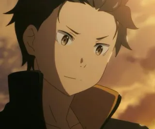 🙂 Subaru Natsuki Re:Zero anime, male, character, re zero, boy telegram sticker