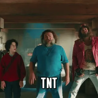 🧨 TNT comedy, movie, jack black, actors telegram sticker