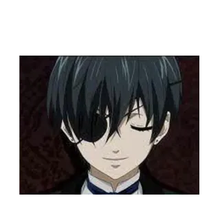😌 Ciel Phantomhive Black Butler Anime, Black Butler, Ciel Phantomhive, Charakter, Gothic, Manga telegram sticker