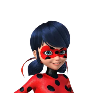 🐞 Ladybug Miraculous: Tales of Ladybug & Cat Noir 卡通, 超级英雄, 女孩, 动画, 瓢虫 whatsapp sticker