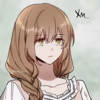 💸 Хм... anime, manga, girl, character, cute telegram sticker