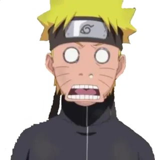 😨 Naruto Аниме, Мультфильм, Манга, Смешной, В шоке, Удивлен telegram sticker
