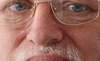 🤓 face, man, glasses, portrait, close-up, eyes telegram sticker