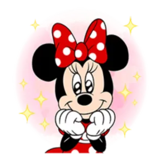 😄 Minnie Mouse cartoon, mouse, disney, minnie mouse, character whatsapp sticker