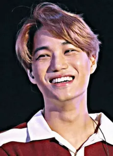 ➰ Kai K-pop, singer, idol, Asian, musician, celebrity whatsapp sticker