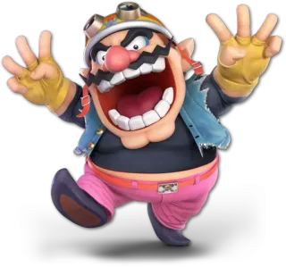 💰 Wario Wario, Nintendo, Super Mario, Videogame personage, Cartoon, Grappig, Schurk telegram sticker