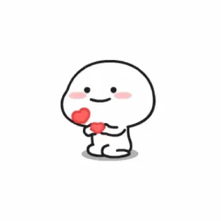 ❣ kartun, cinta, hati, imut, karakter, bahagia whatsapp sticker