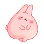 ☺️ konijn, schattig, kawaii, dier telegram sticker