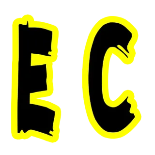 😍 FCK lettre, lettres, texte, noir telegram sticker