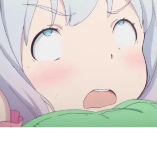 ✨ anime, girl, face, expression, shocked, cute telegram sticker