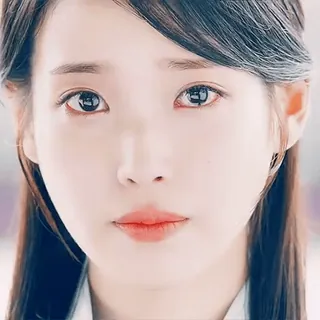 😢 IU IU, Korean singer, Korean actress, Celebrity, Portrait telegram sticker