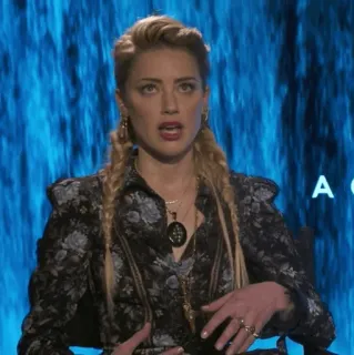 🧜‍♀ Amber Heard Aquaman актриса, знаменитость, фильм, Аквамен, событие, портрет telegram sticker