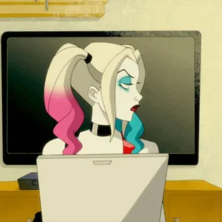 🎪 Harley Quinn 만화, 할리 퀸, DC 코믹스, TV telegram sticker