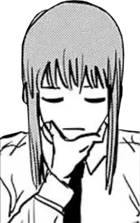 🤔 Makima Chainsaw Man makima, chainsaw man, anime, manga, thinking telegram sticker
