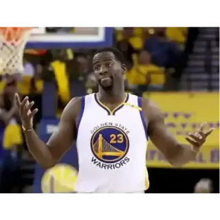 🤷‍♂ Draymond Green Basketball, NBA, Golden State Warriors, Sport, Draymond Green, Athlète whatsapp sticker