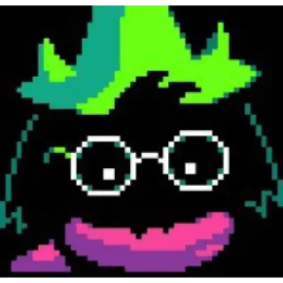 😐 Ralsei Deltarune ralsei, deltarune, personaje, videojuego telegram sticker