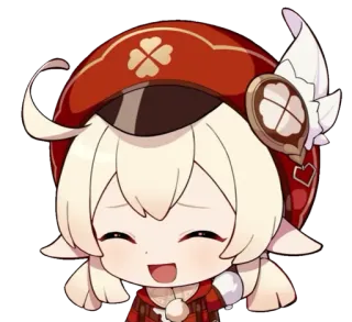 😄 Klee Genshin Impact Anime, Personaggio, Gioco, Genshin Impact, Klee, Carino telegram sticker