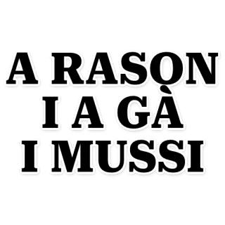 😤 A RASON I AGA I MUSSI telegram sticker