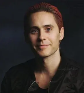 🙂 Jared Leto LovefromMars aktor, portret, celebryta, mężczyzna, osoba telegram sticker