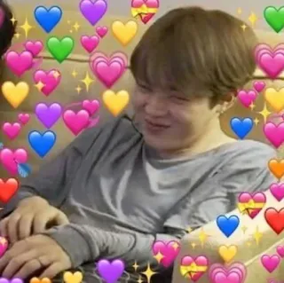 😏 person, hearts, love, cute, meme telegram sticker