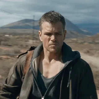 🥀 Matt Damon, movie, actor, Jason Bourne telegram sticker