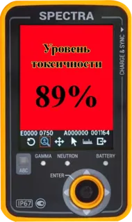 🍆 SPECTRA
Уровень
Токсичности
89%
E0000 0750
A000000 001164
GAMMA NEUTRON
ABC
ENTER
IP67
BATTERY
CHARGE & SYNC устройство, токсичный, уровень, русский, спектры, метр, технология telegram sticker