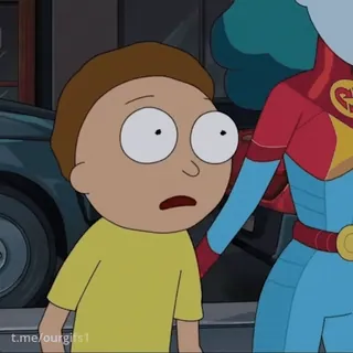 😐 Morty Rick and Morty t.me/ourgits1 Cartoon, Animation für Erwachsene, Sci-Fi, Rick and Morty, Morty whatsapp sticker