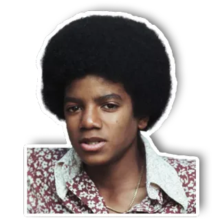 😕 Michael Jackson cantante, músico, icono pop, música, artista, celebridad whatsapp sticker