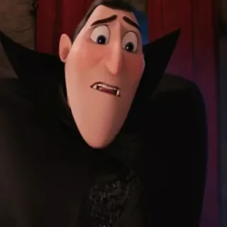 ☹ Dracula Hotel Transylvania Drácula, vampiro, Hotel Transilvânia, desenho animado, monstro, animação telegram sticker