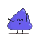 🤟 Emoji, Ofensivo, Dedo do meio, Desenho animado telegram sticker