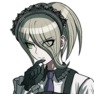 🤔 Kirumi Tojo Danganronpa V3: Killing Harmony Anime, Hầu gái, Nhân vật, Trò chơi điện tử telegram sticker