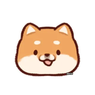 😳 dog, shiba inu, animal, cute, pet, puppy telegram sticker
