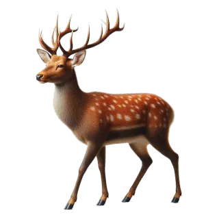 🌍 deer, animal, wildlife, mammal, nature telegram sticker