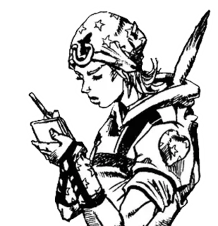📝 Johnny Joestar JoJo's Bizarre Adventure Anime, Manga, JoJo's Bizarre Adventure, Johnny Joestar, SBR, Steel Ball Run whatsapp sticker