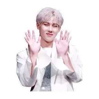 👋 เคป็อป, คน, คนดัง, เอเชีย, ผู้ชาย, ไอดอล telegram sticker