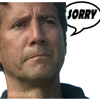 😞 SORRY disculpa, perdón, persona, expresión telegram sticker