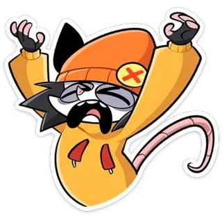 🥺 Cartoon, Kat, Sticker, Grappig, Dier, Personage telegram sticker