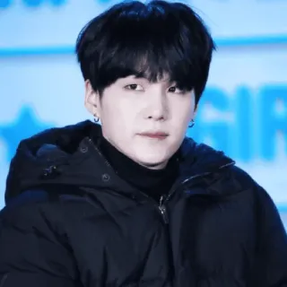 😑 Suga Suga, BTS, K-Pop, Singer, Musician, Idol, Korean telegram sticker