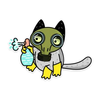 BatCat_@aniwhart whatsapp stickers