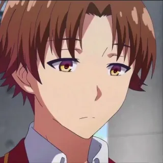 🖇️ Kiyotaka Ayanokoji Classroom of the Elite Anime, Schule, Teenager, Schüler, Ernst whatsapp sticker