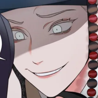 ♥️ sinistro, terror, assustador, asiático, homem, anime telegram sticker