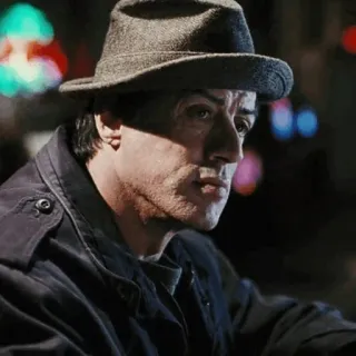 🌑 Rocky Balboa Rocky sylvester stallone, boxing, boxer, movie, sports, hat telegram sticker