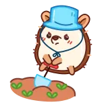 Ёжик @TgSticker telegram stickers