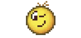 😉 Emoji, Gezicht, Knipoog telegram sticker