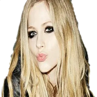 😘 Avril Lavigne Avril Lavigne, cantante, celebridad, pop punk, música telegram sticker