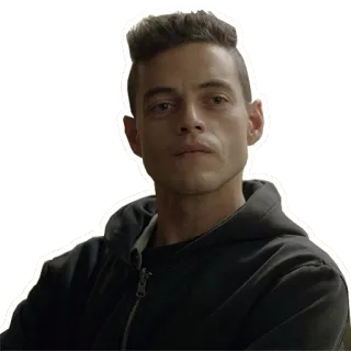 😑 Elliot Alderson Mr. Robot Hacker, Elliot, Alderson, MrRobot, Serie, Programmierer telegram sticker