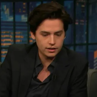 🕐 Cole Sprouse ator, celebridade, retrato, homem, entretenimento telegram sticker