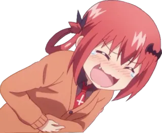 😂 Satania Gabriel DropOut อนิเมะ, หัวเราะ, ร้องไห้, ซาตานีอา, Gabriel Dropout, ตลก telegram sticker