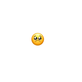 ☹️ emoji, sad, crying telegram sticker